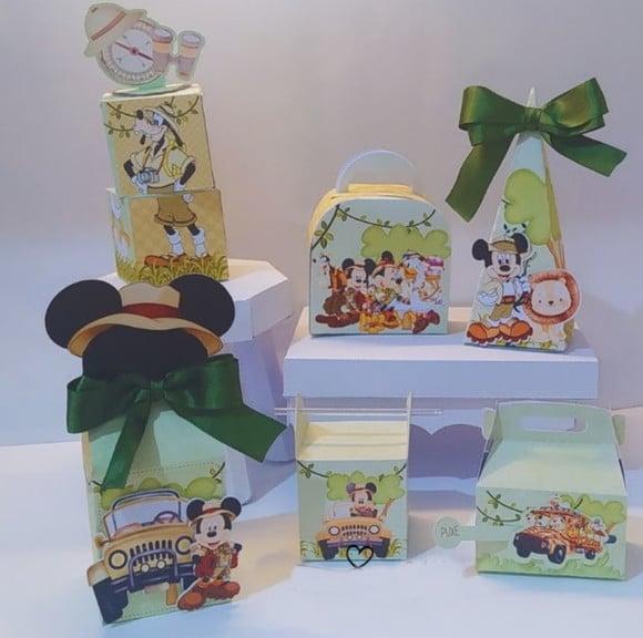 Arquivos de Corte Mickey Safari Aquarela