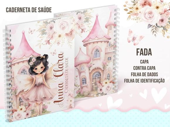 Arquivo de Corte Caderneta Fada