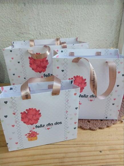 Arquivo de Corte Sacolas Dia dos Namorados
