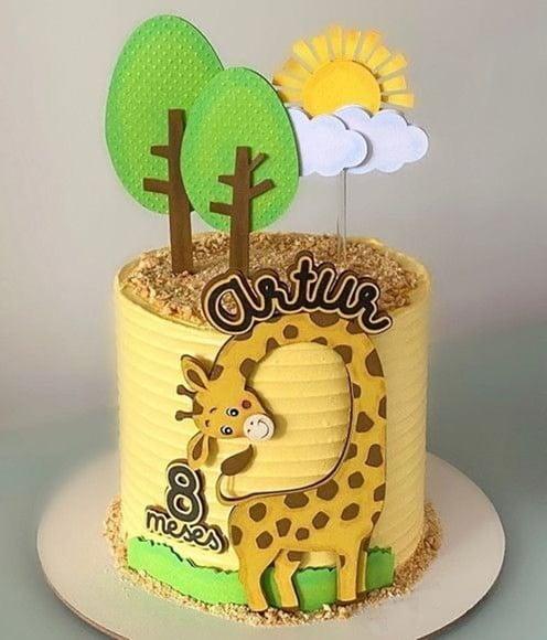 Arquivo de Corte Topo Girafinha Torta