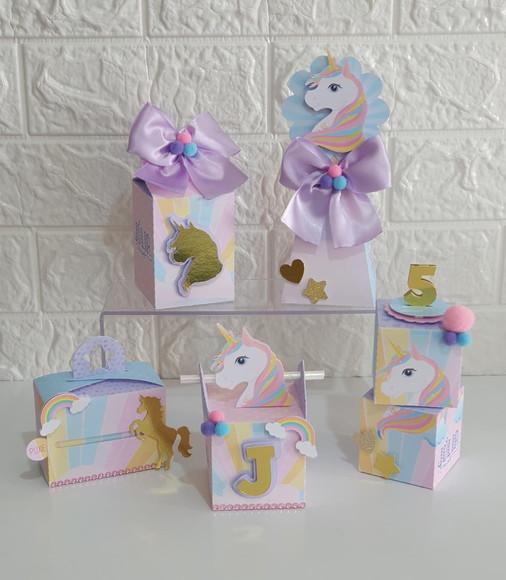 Arquivo de Corte Topo Unicornio em Camadas