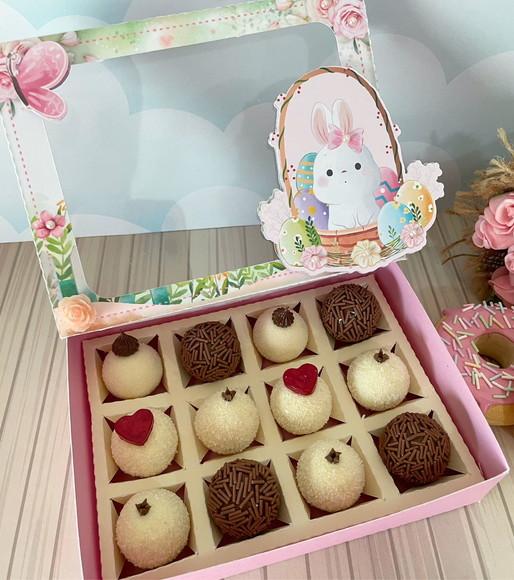 Arquivo de Caixa para Doces e Rosa