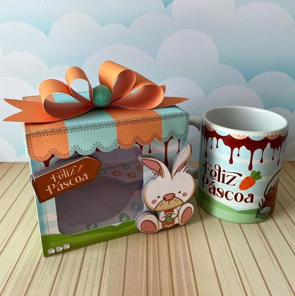 Arquivo de Corte Caixa Caneca Páscoa