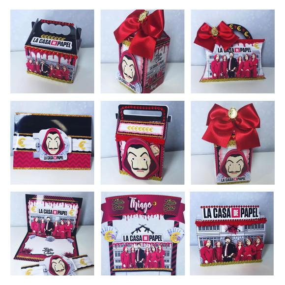 Arquivos de Corte Kit La Casa de Papel