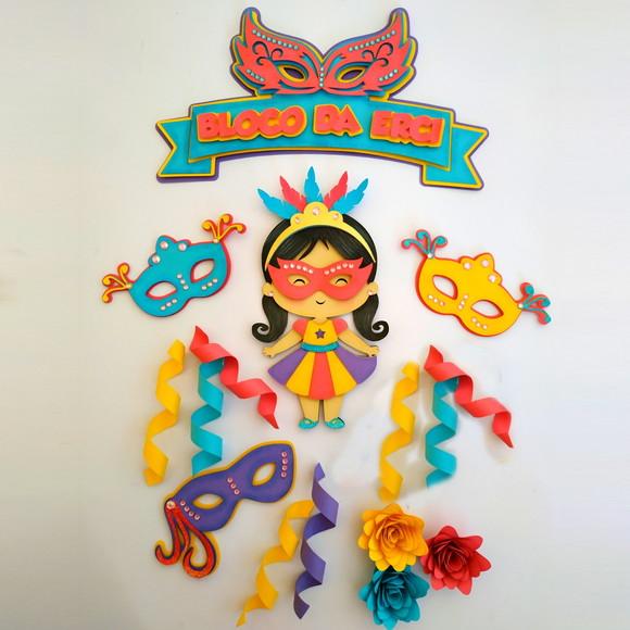 Arquivo de Corte Topo de Bolo Carnaval