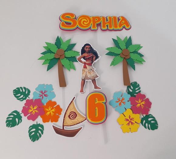 Arquivo de Corte Topo de Bolo Moana
