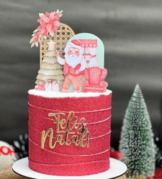 Arquivo de Corte Topo Aquarela Natal