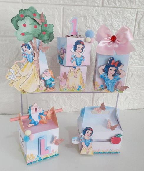 Arquivo de Corte Topo Branca de Neve Aquarela