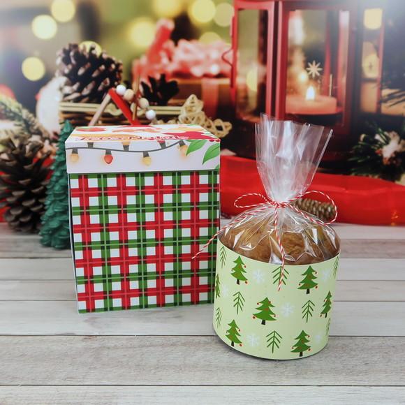 Arquivo de Corte Caixa Panetone de Natal