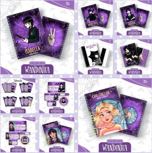 Arquivo de Corte Combo Escolar Wandinha