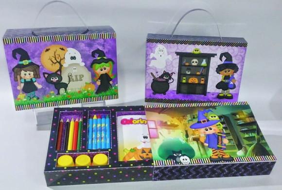 Arquivo de Corte Caixa Halloween em Studio e pdf