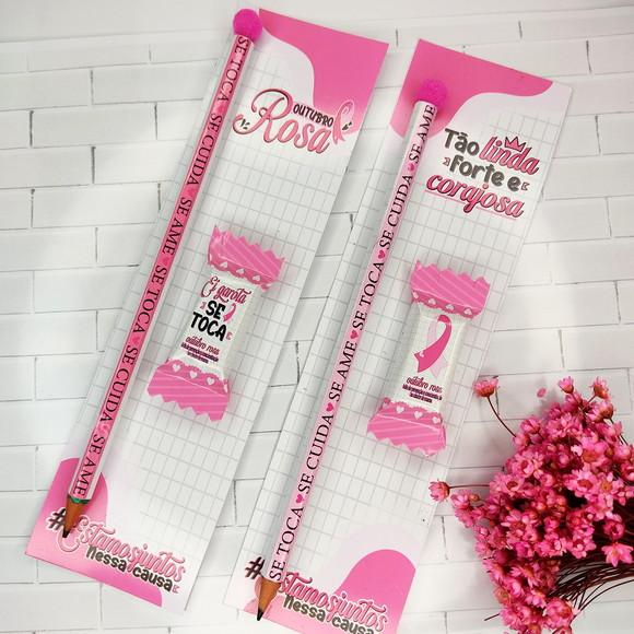 Arquivos de Corte Porta Lapis Outubro Rosa