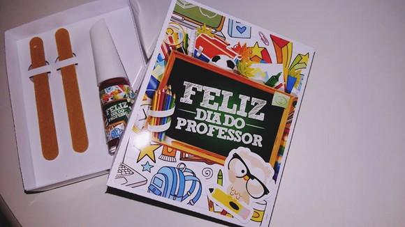 Arquivo de Corte Caixa Esmalte Dia dos Professores