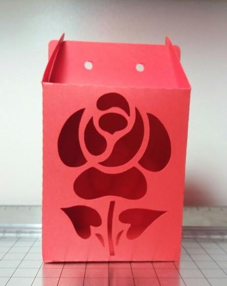 Arquivo de Corte Caixa Rosa