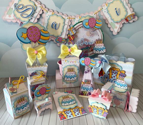 Arquivo de Corte Kit Feliz Aniversário