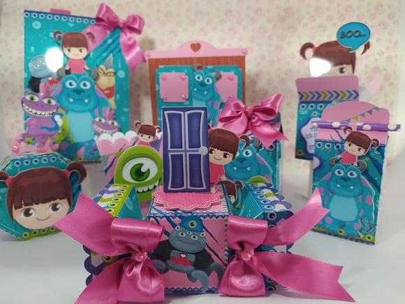Arquivo de Corte Kit Monstros S.a Menina