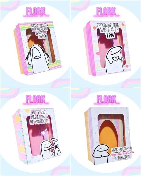 Arquivos de Corte Caixas Ovo de Colher Flork Páscoa