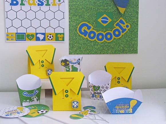 Arquivos de Corte Kit Copa do Brasil