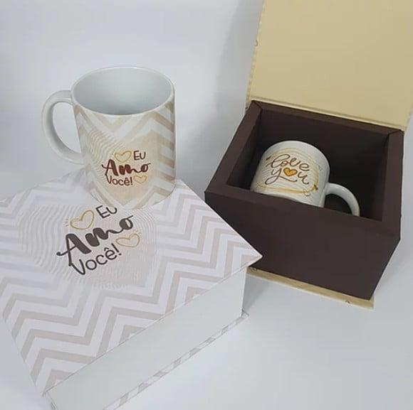 Arquivo de Corte Caixa para Caneca