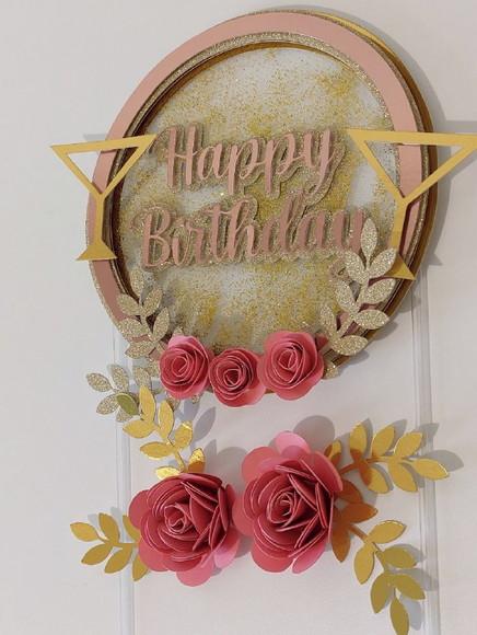 Topo De Bolo Happy Birthday