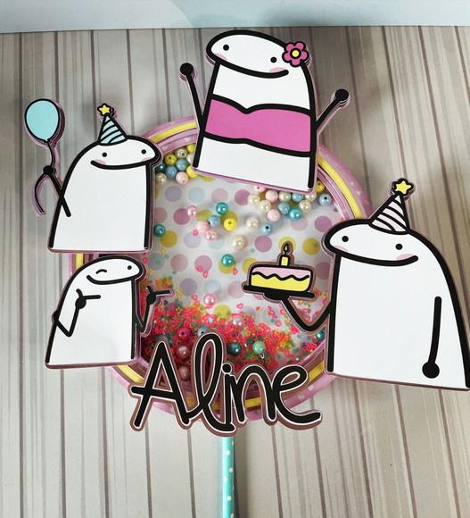 Arquivo de corte topo aniversário flork