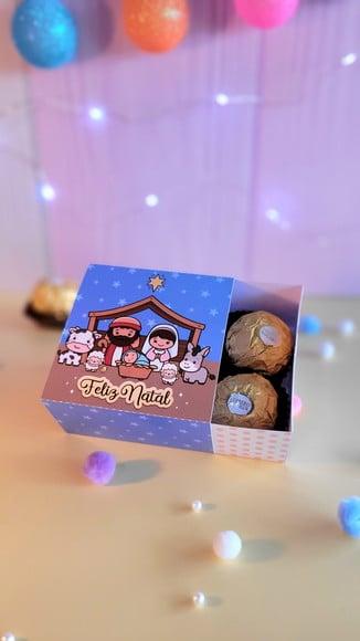 Arquivos de Corte Caixa Doces Natal