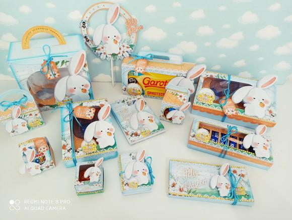 Arquivo de Corte Kit Coelhinho Feliz Pascoa