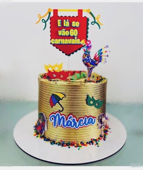 Arquivo de Corte - Topo de bolo Carnaval