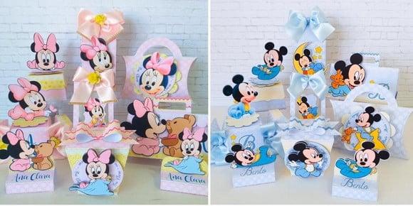 Arquivo de corte minnie e mickey baby