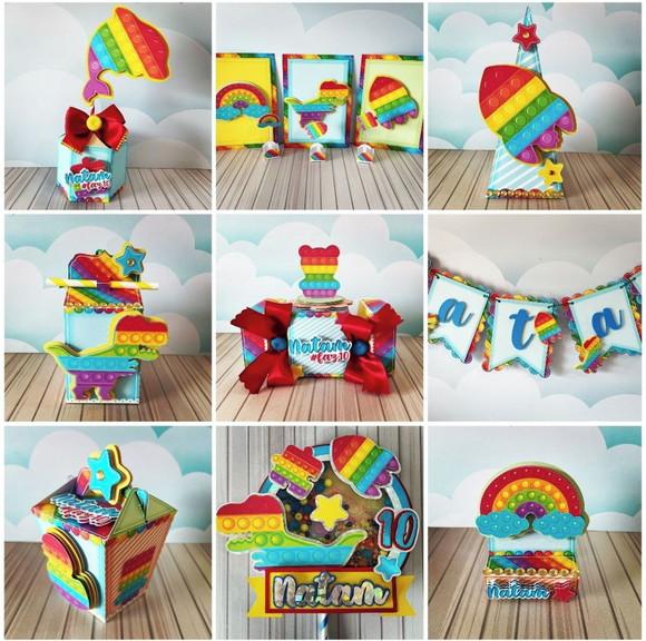 Arquivos de corte kit pop it - Fidget toys