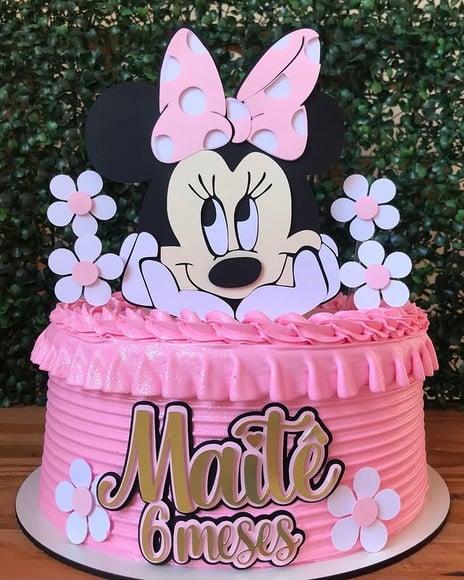 Arquivo de Corte Topo Minnie Baby Rosa