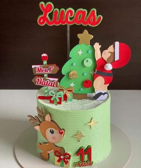 Arquivo de Corte Topo Papai Noel Bebe