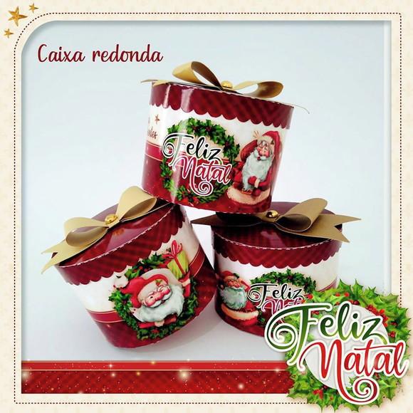 Arquivo de Corte Caixa Redonda Natal