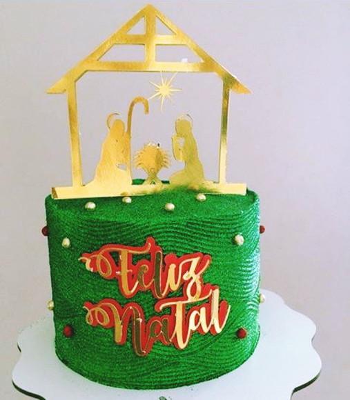 Arquivo Topo de Bolo Natal Presépio