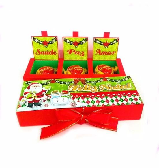 Arquivo de Corte Caixa Doces Feliz Natal