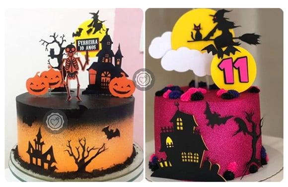 Arquivos de corte combo topos halloween