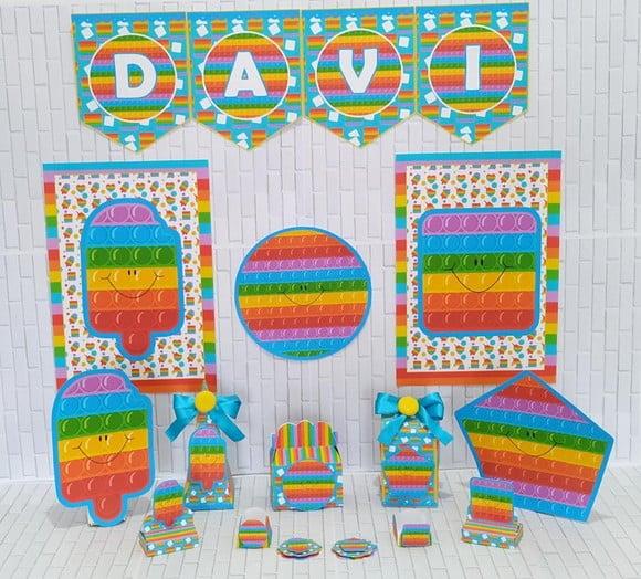 Arquivos de corte kit pop it - Fidget toys
