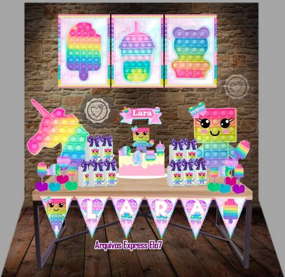 Arquivos de corte COMBO Pop it - Fidget toys Studio e pdf