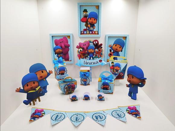 Arquivos de corte kit Pocoyo menino