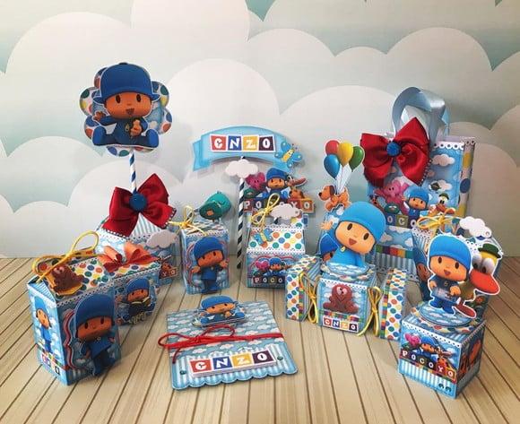 Arquivos de corte kit Pocoyo menino