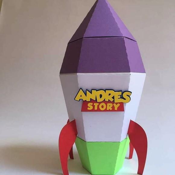 Arquivo de Corte Caixa Foguete Buzz Lightyear - Toy Story