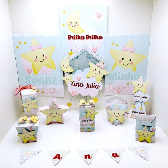 Arquivo de Corte Kit Brilha Brilha Estrelinha