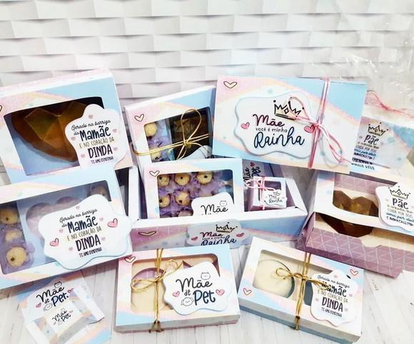 Arquivo de corte caixa kit dia das mães