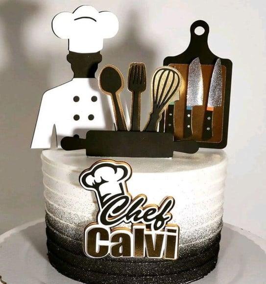 Arquivo de corte topo chefe de cozinha