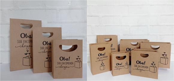 Arquivo de Corte Sacolas para Cliente pdf e Studio
