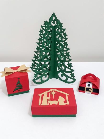 Arquivo de Corte Combo Caixas de Natal