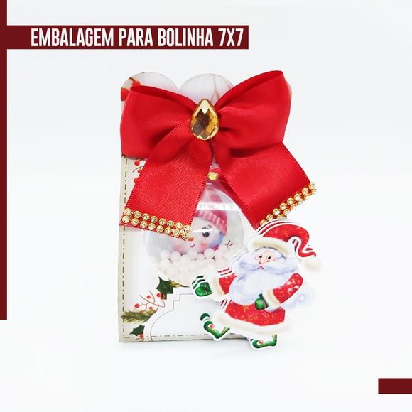 Arquivo de Corte Caixa para Bolinha de Natal