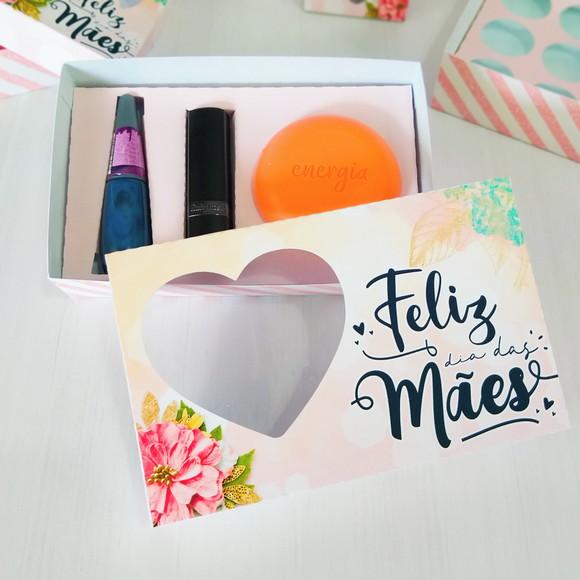 Arquivo de corte caixa kit dia das maes