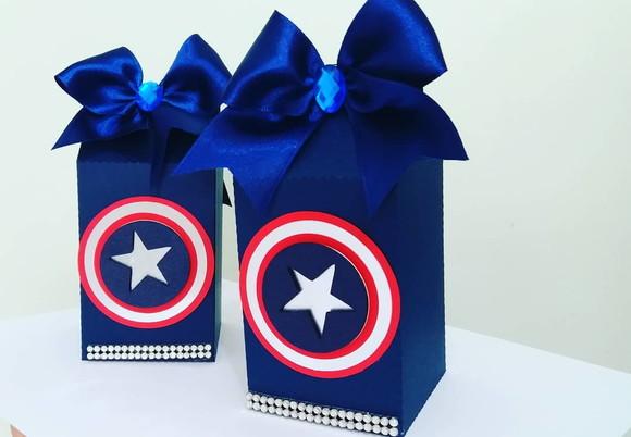 Arquivos de corte caixa capitão america