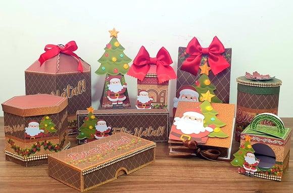 Arquivo de Corte Caixas de Natal